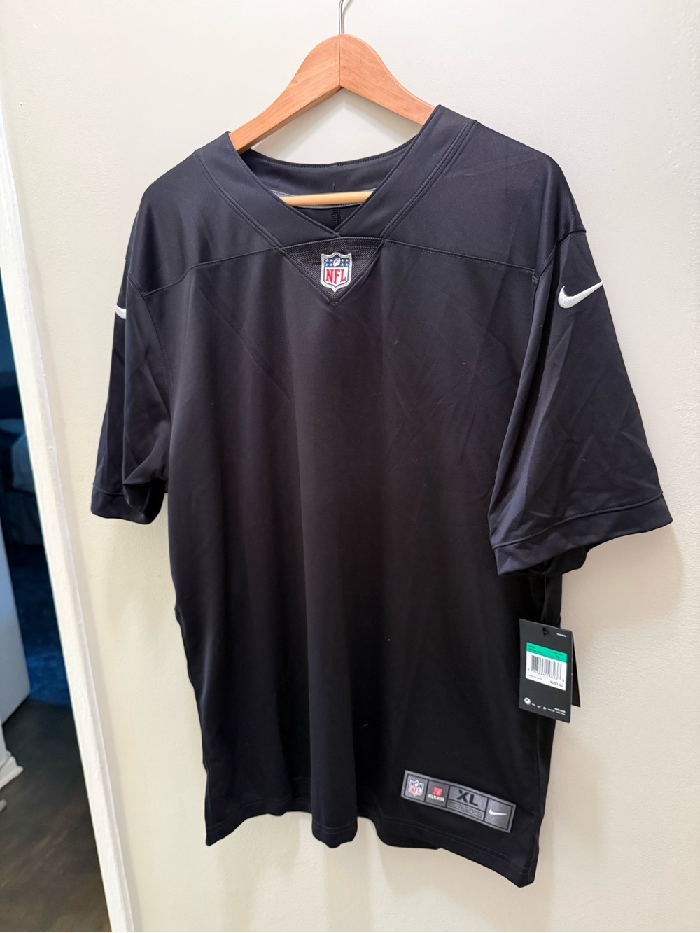 Nike Official NFL Men’s Black Short Sleeve Performance